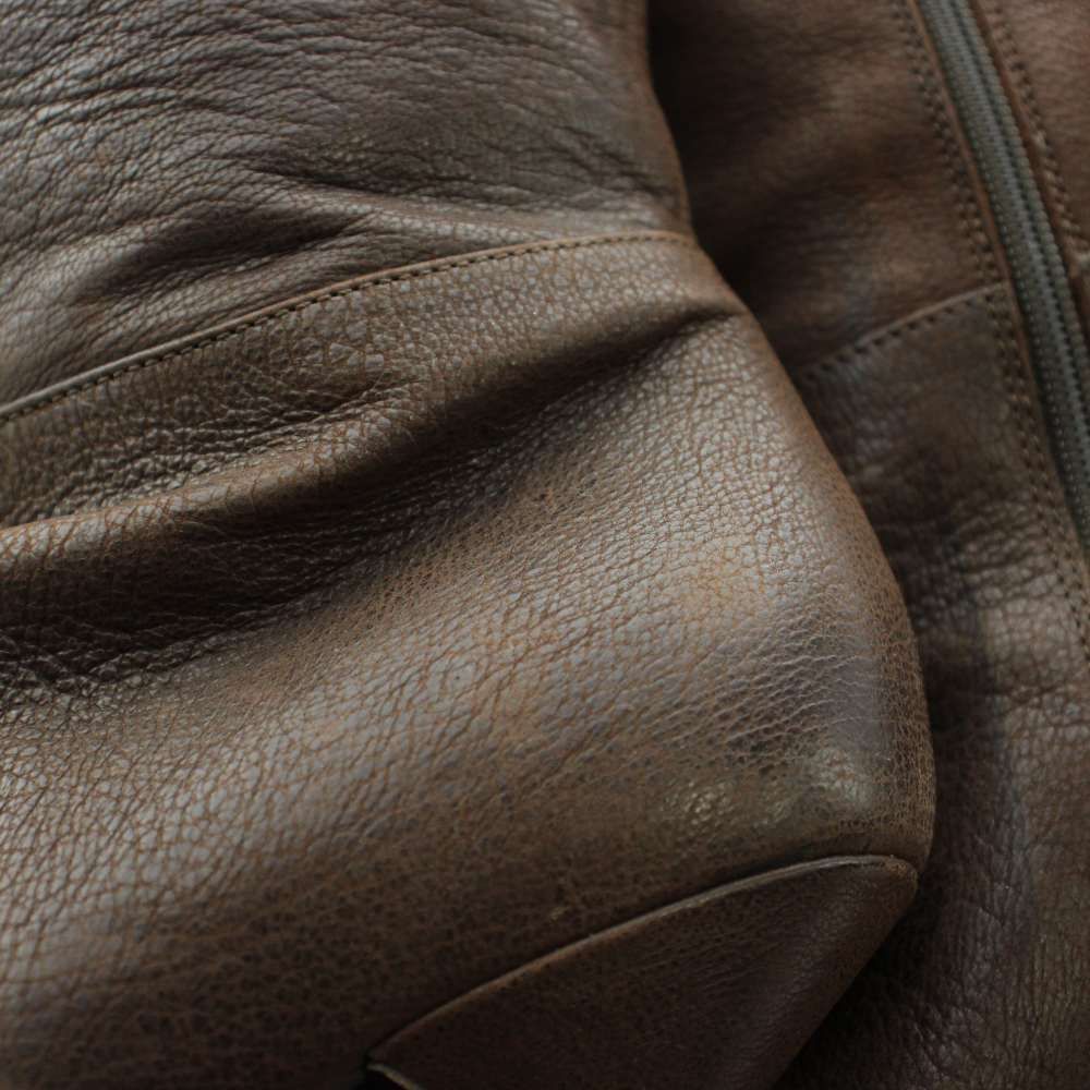 Prada Long Boots Pointed Toe Heels Leather Gold 36.5 Brown — view 7