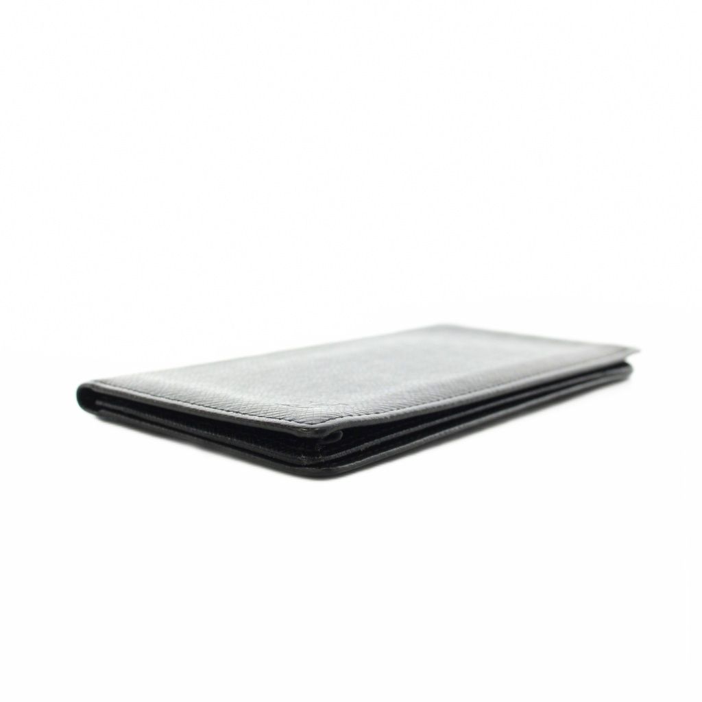 Louis Vuitton Taiga Porte Valle Carte Cles Billfold Wallet Bifold Leather Black — view 4