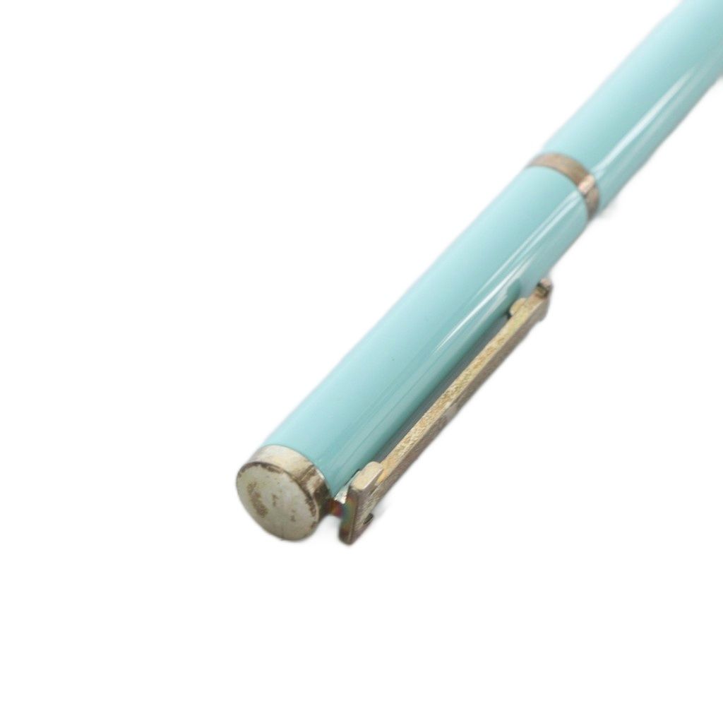 Tiffany & Co Executive T Clip Ballpoint Pen Cobalt Blue — view 6