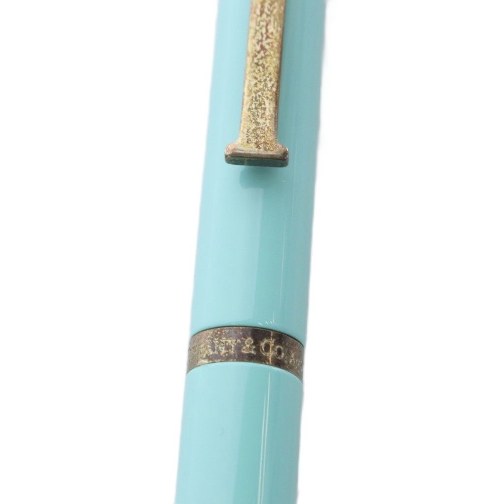 Tiffany & Co Executive T Clip Ballpoint Pen Cobalt Blue — view 3