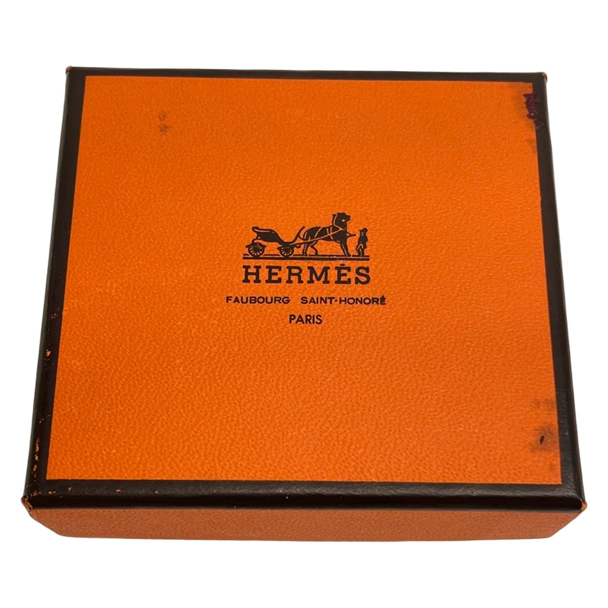 Hermes Key Holder Animal Key Dark Brown Silver Multi Boar Leather — view 5