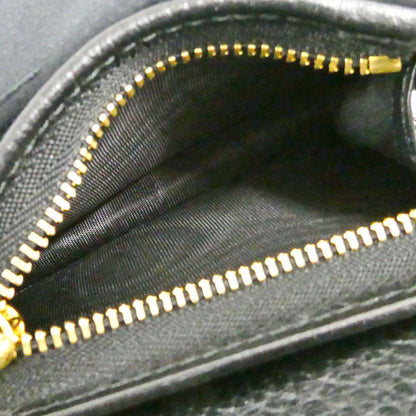 Gucci Double Small Wallet Leather Black Gold — view 7