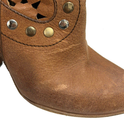 Dolce & Gabbana D&G & Cutwa Cles the Studded Western Boots Brown — view 7