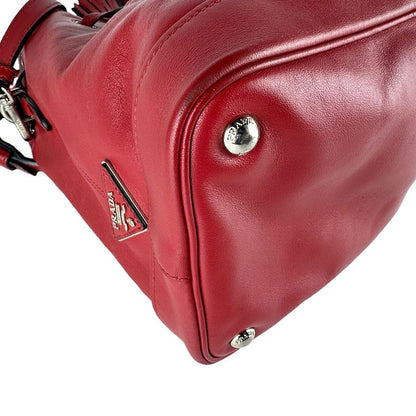 Prada Shoulder Bag Red — view 8