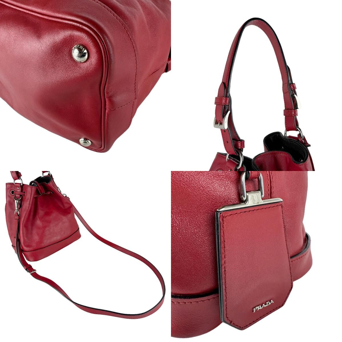 Prada Shoulder Bag Red — view 9