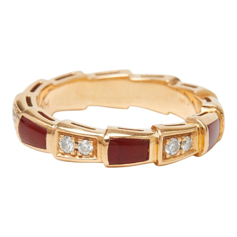 Bvlgari Serpenti Vipa Ring 50 18k Pink Gold — view 4