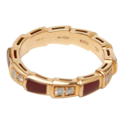 Bvlgari Serpenti Vipa Ring 50 18k Pink Gold — view 8