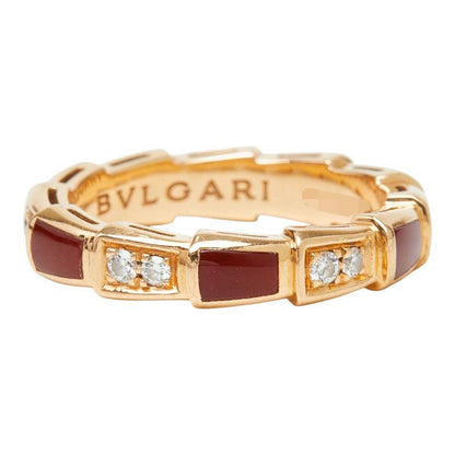 Bvlgari Serpenti Vipa Ring 50 18k Pink Gold — view 5