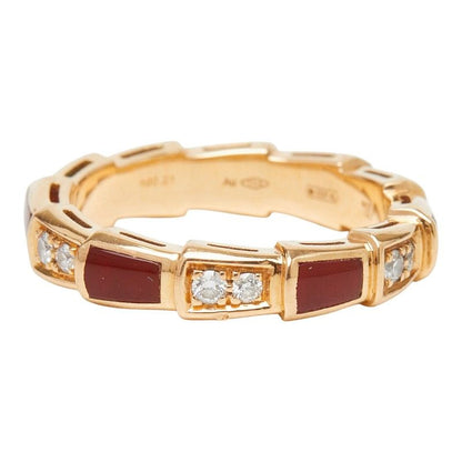 Bvlgari Serpenti Vipa Ring 50 18k Pink Gold — view 2