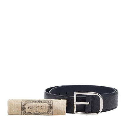 Gucci Belt 85 34 Navy Leather — view 7