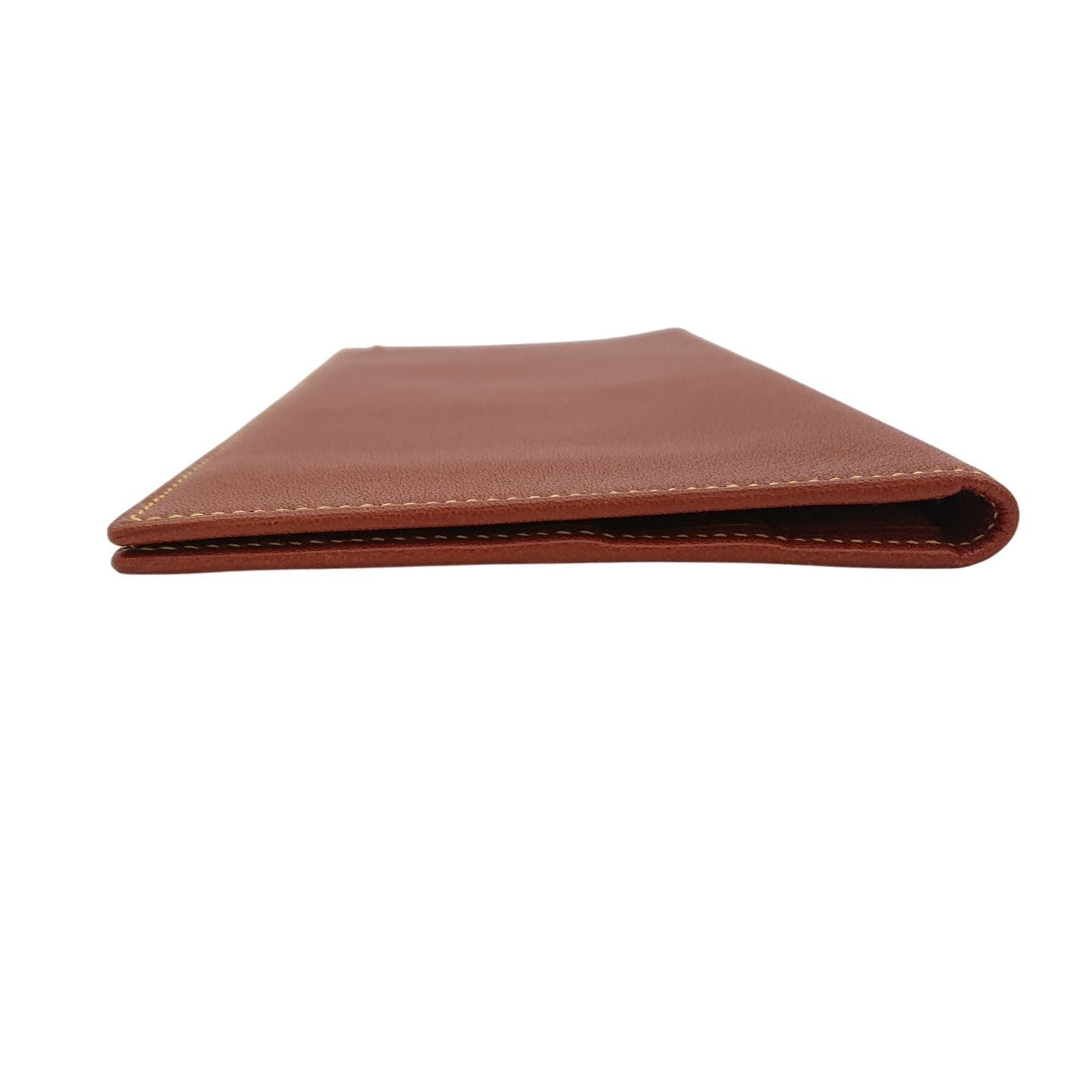 Loewe Vintage Long Bill Purse Brown No Coin Slim Protective Cloth — view 3