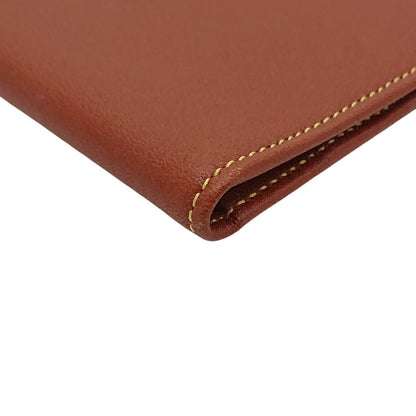 Loewe Vintage Long Bill Purse Brown No Coin Slim Protective Cloth — view 9