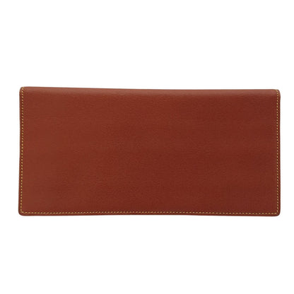 Loewe Vintage Long Bill Purse Brown No Coin Slim Protective Cloth — view 2