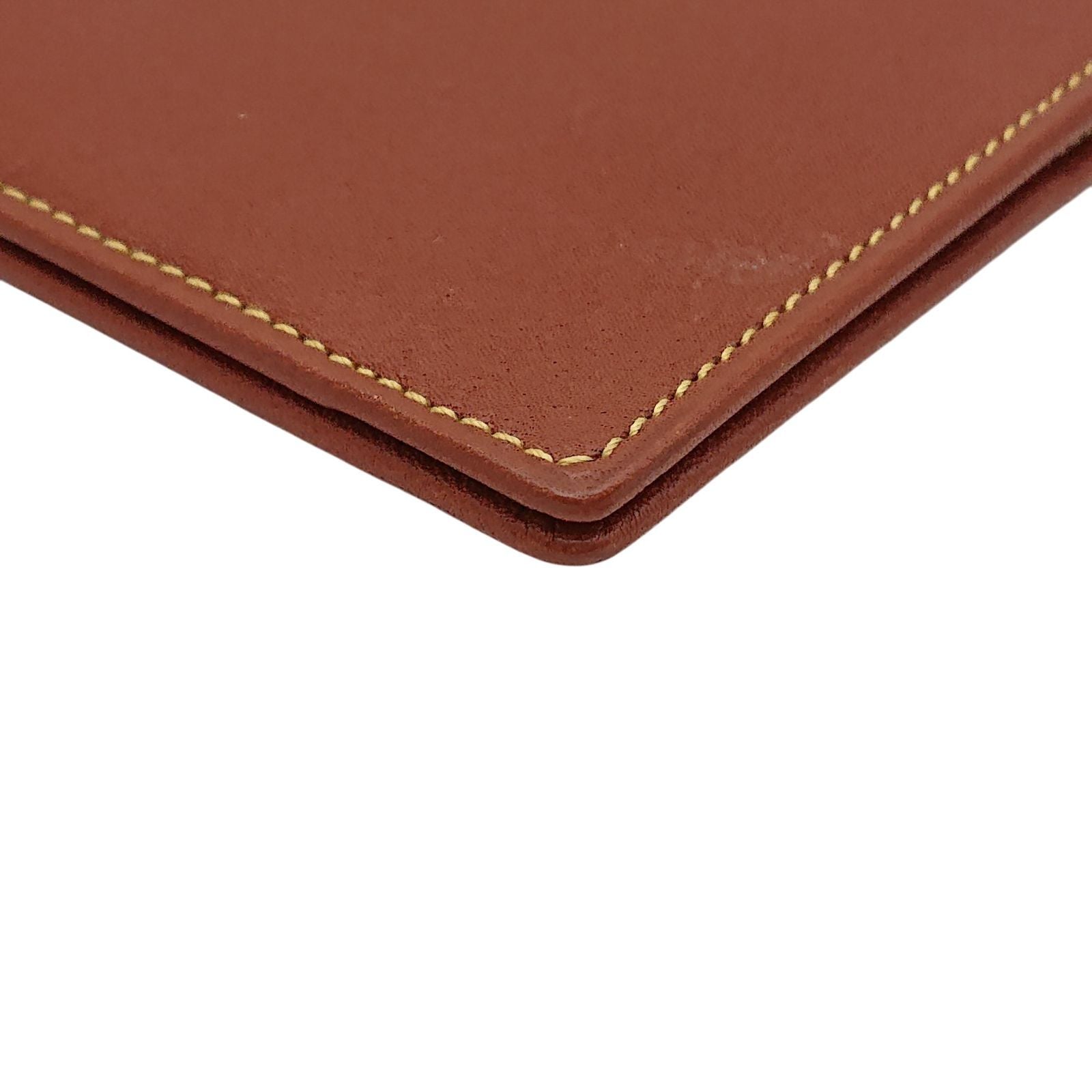 Loewe Vintage Long Bill Purse Brown No Coin Slim Protective Cloth — view 7