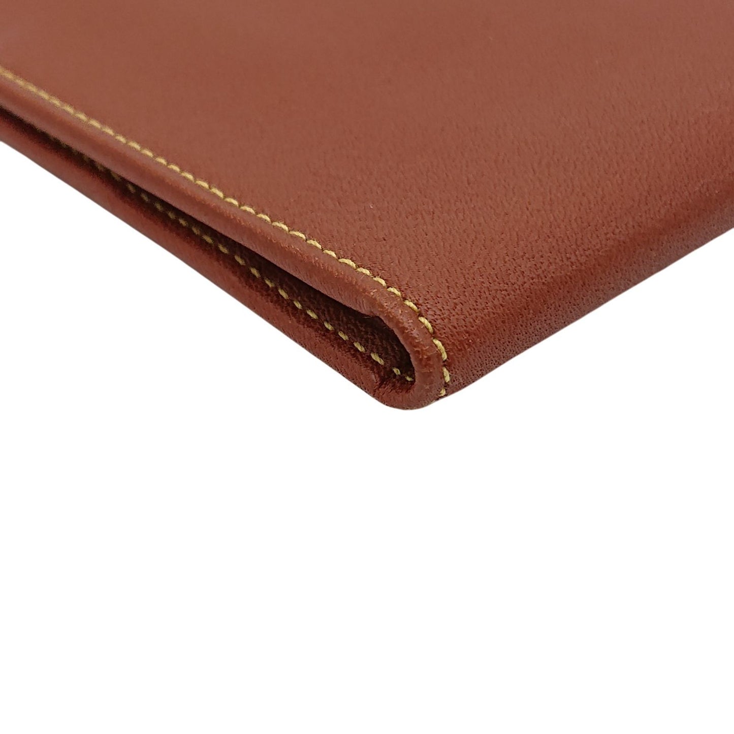 Loewe Vintage Long Bill Purse Brown No Coin Slim Protective Cloth — view 8