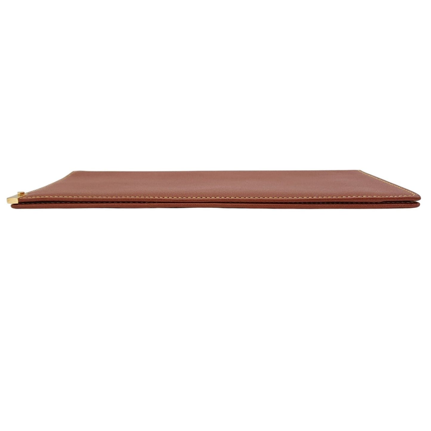 Loewe Vintage Long Bill Purse Brown No Coin Slim Protective Cloth — view 6