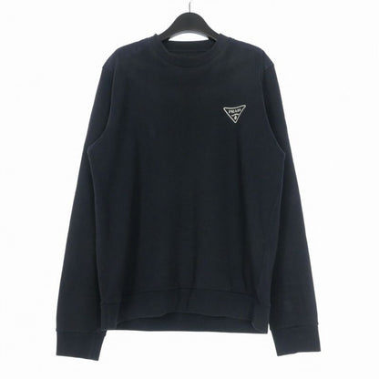 Prada Triangle Logo Sweatshirt Long Sleeve XL Navy