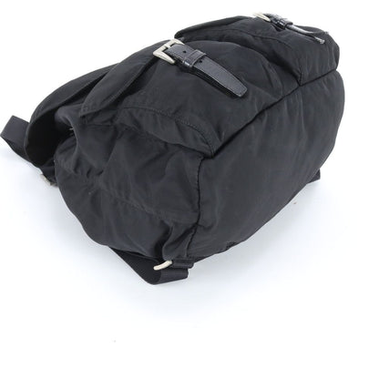Prada Tessuto Nylon Triangle Logo Backpack Rnm — view 4
