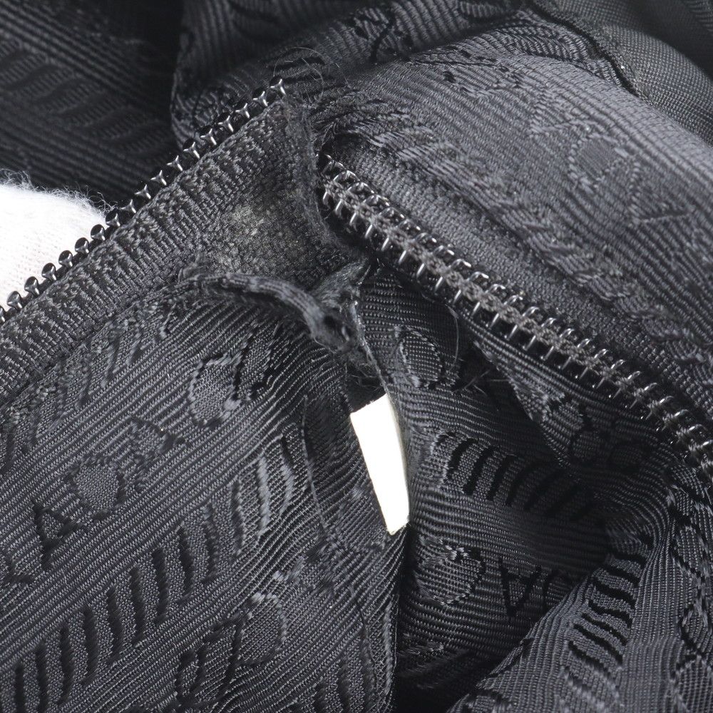 Prada Tessuto Nylon Triangle Logo Backpack Rnm — view 8