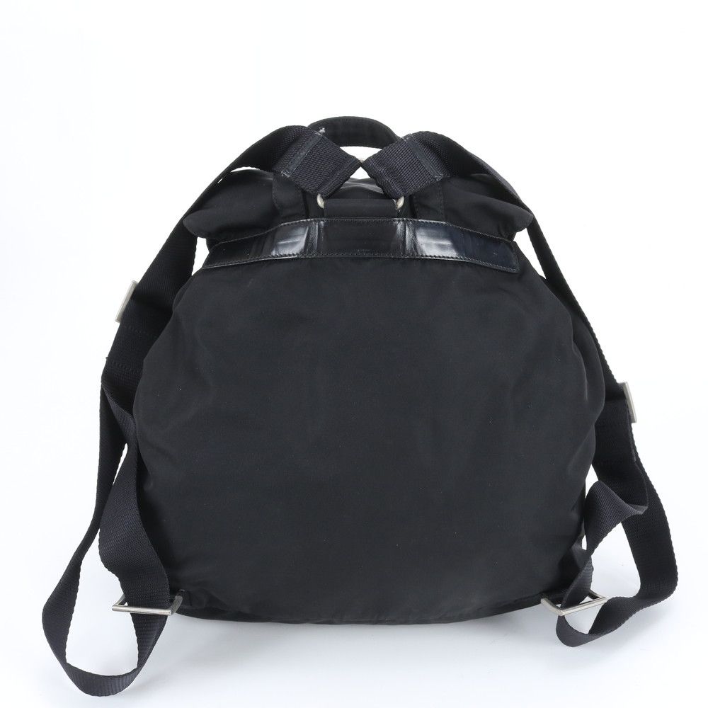 Prada Tessuto Nylon Triangle Logo Backpack Rnm — view 3
