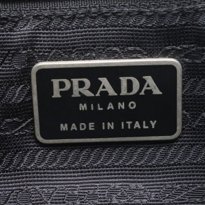 Prada Tessuto Nylon Triangle Logo Backpack Rnm — view 9