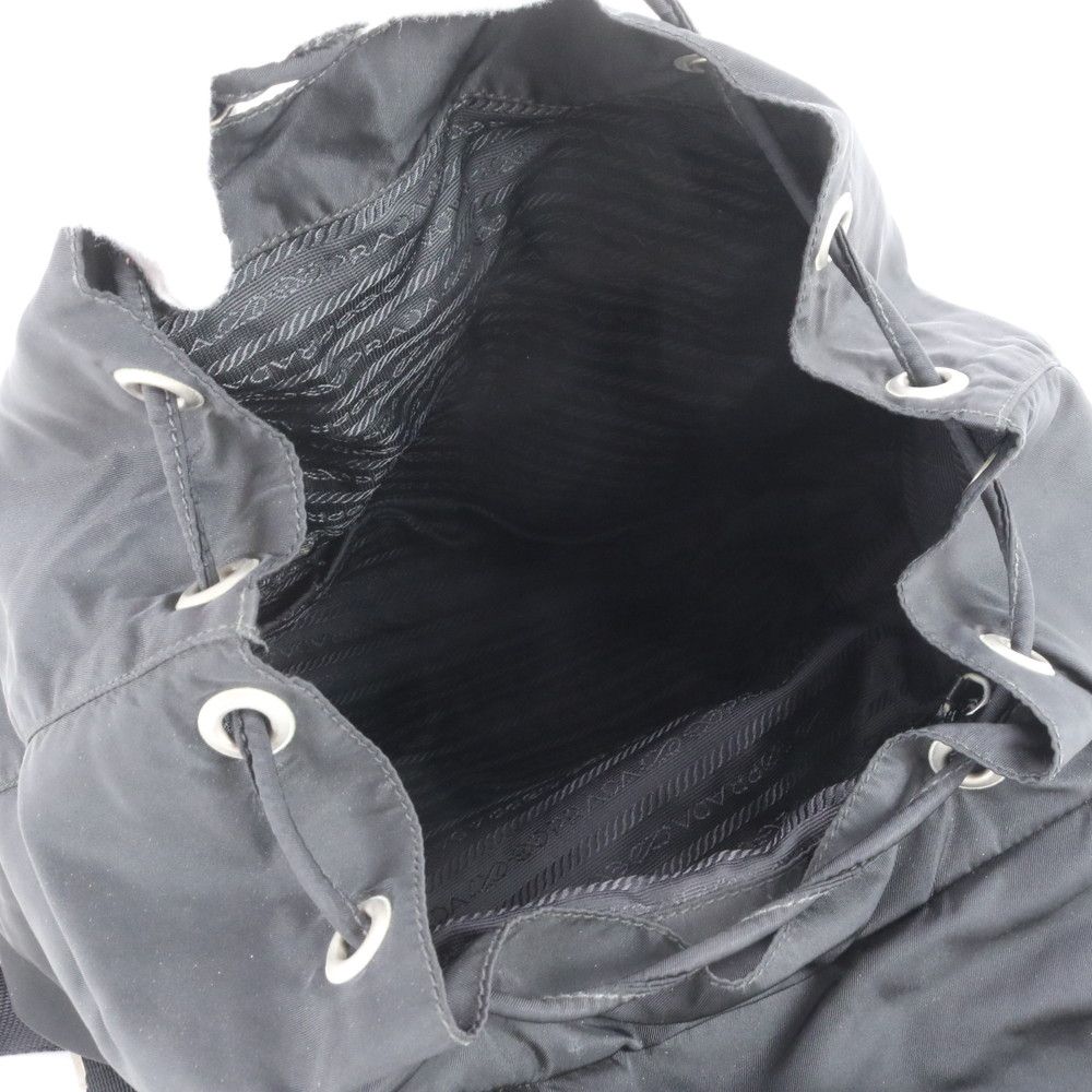 Prada Tessuto Nylon Triangle Logo Backpack Rnm — view 7