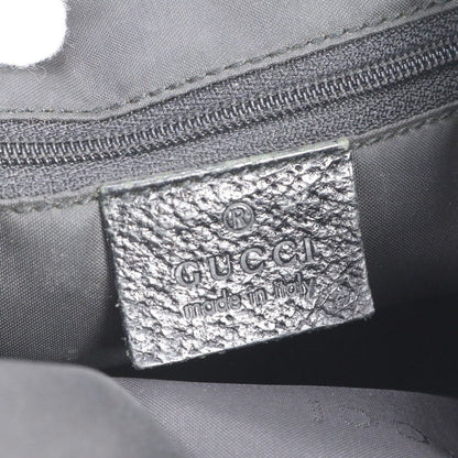 Gucci Jackie Leather Shoulder Bag Hand Black Enm — view 9