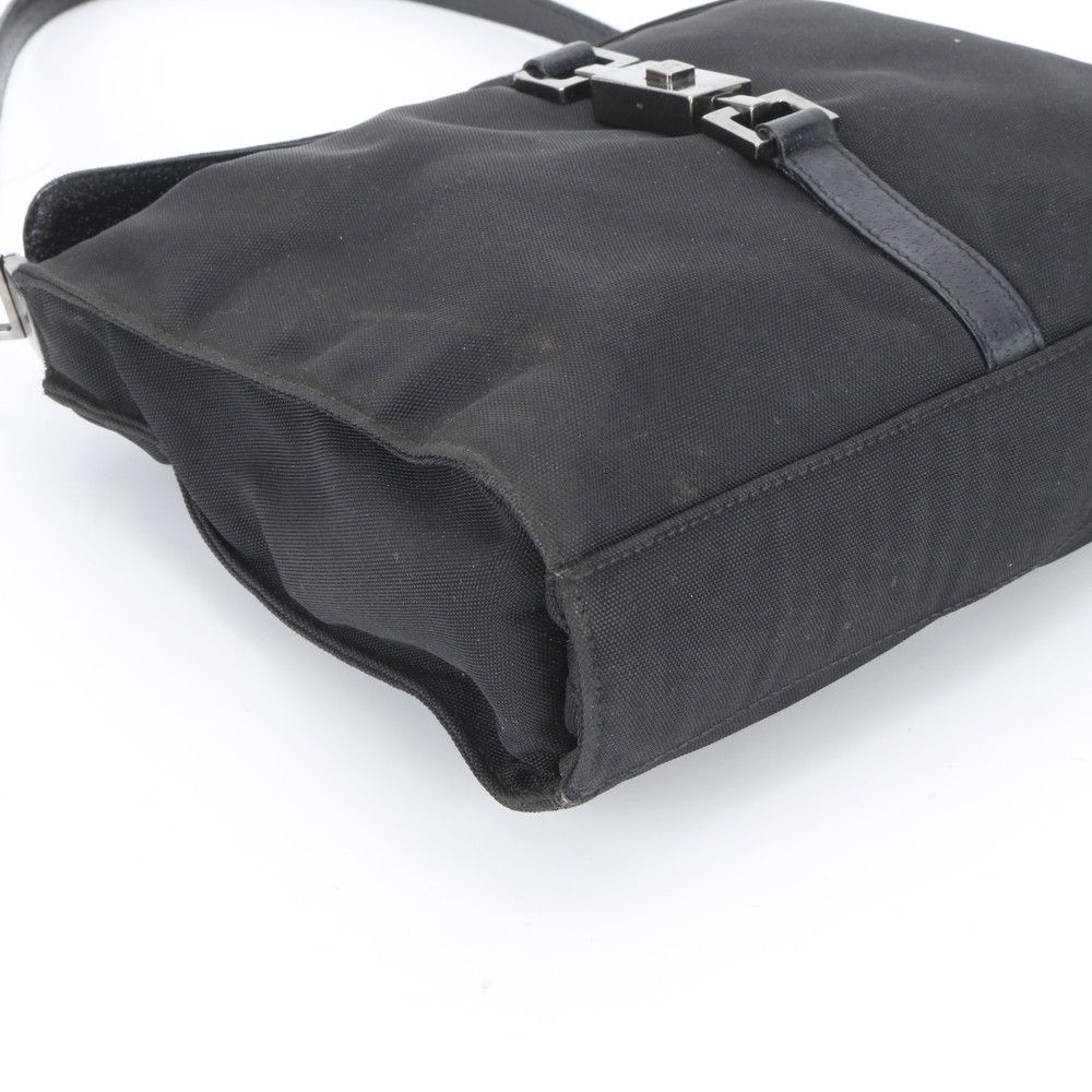 Gucci Jackie Leather Shoulder Bag Hand Black Enm — view 4