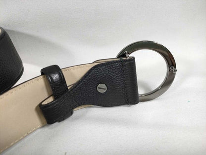 Bvlgari Belt Man Black Gray Silver — view 7