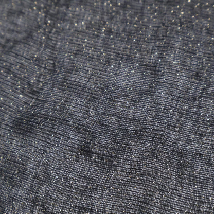 Chanel CC Logo Gold Glitter Embroidery Cashmere Blend Scarf — view 4