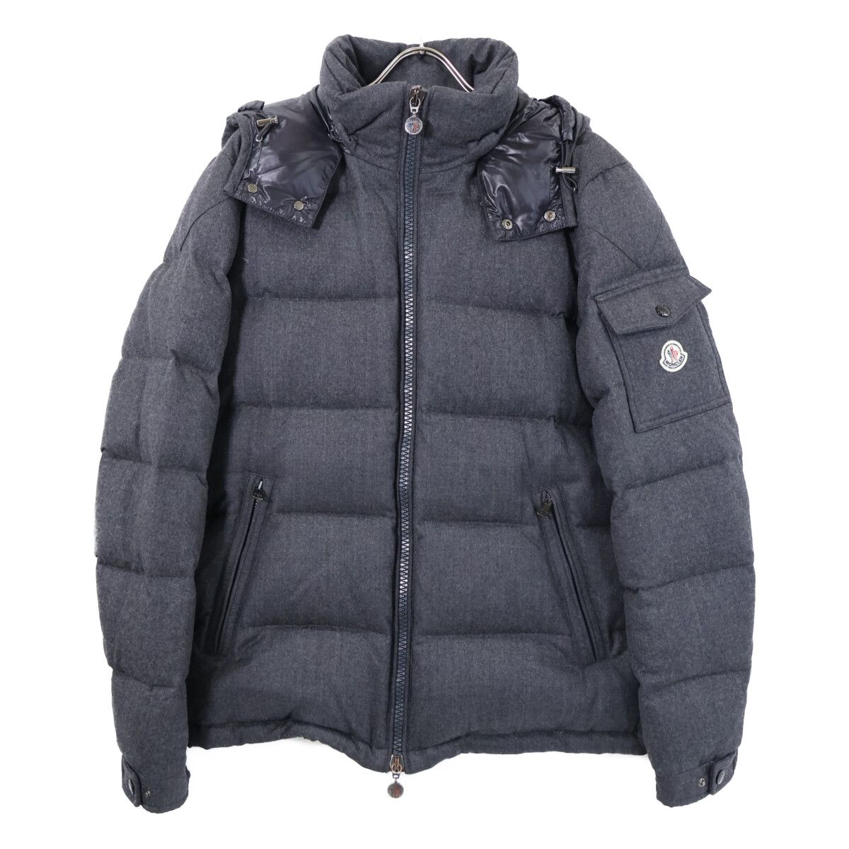 Moncler Montgenevre Wool Hooded Down Jacket