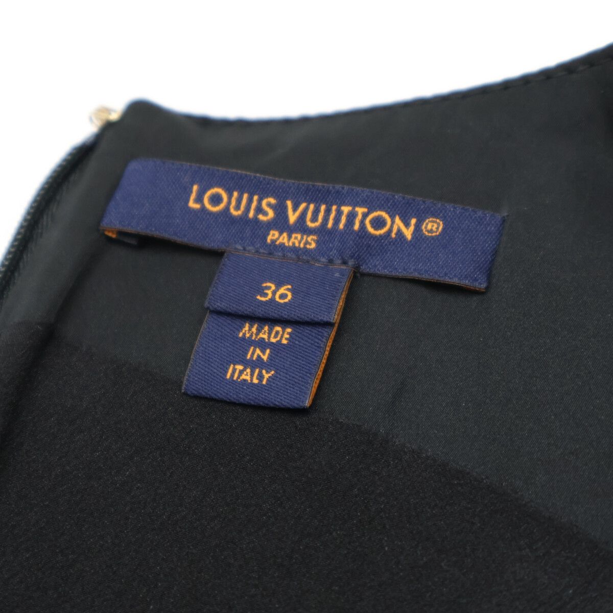 Louis Vuitton Sm4 Half Zip Silk Blend Sleeveless 36 Dress — view 4