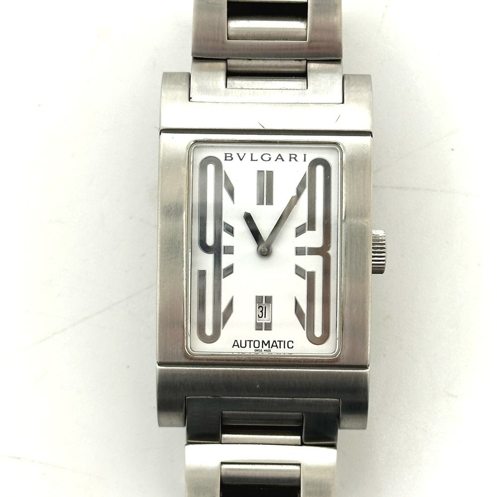 Bvlgari Watch Rettan Logo SS Silver