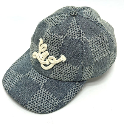 Louis Vuitton Cap Damier Denim Blue Hat