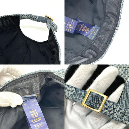 Louis Vuitton Cap Damier Denim Blue Hat — view 9