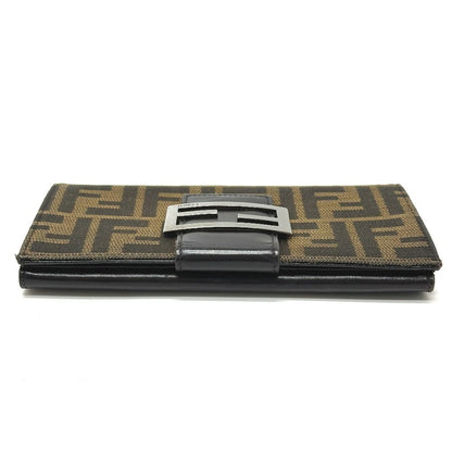 Fendi Wallet Zucca Canvas Leather Brown — view 6