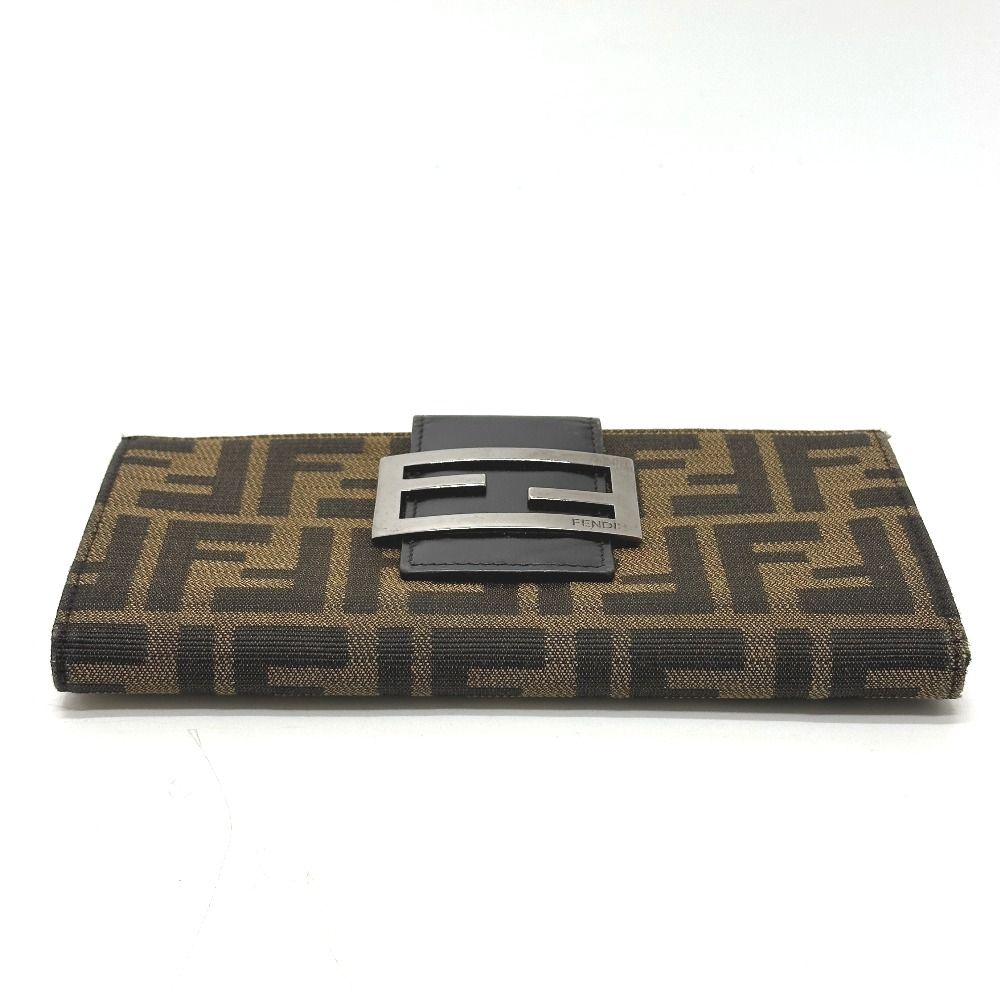 Fendi Wallet Zucca Canvas Leather Brown — view 4