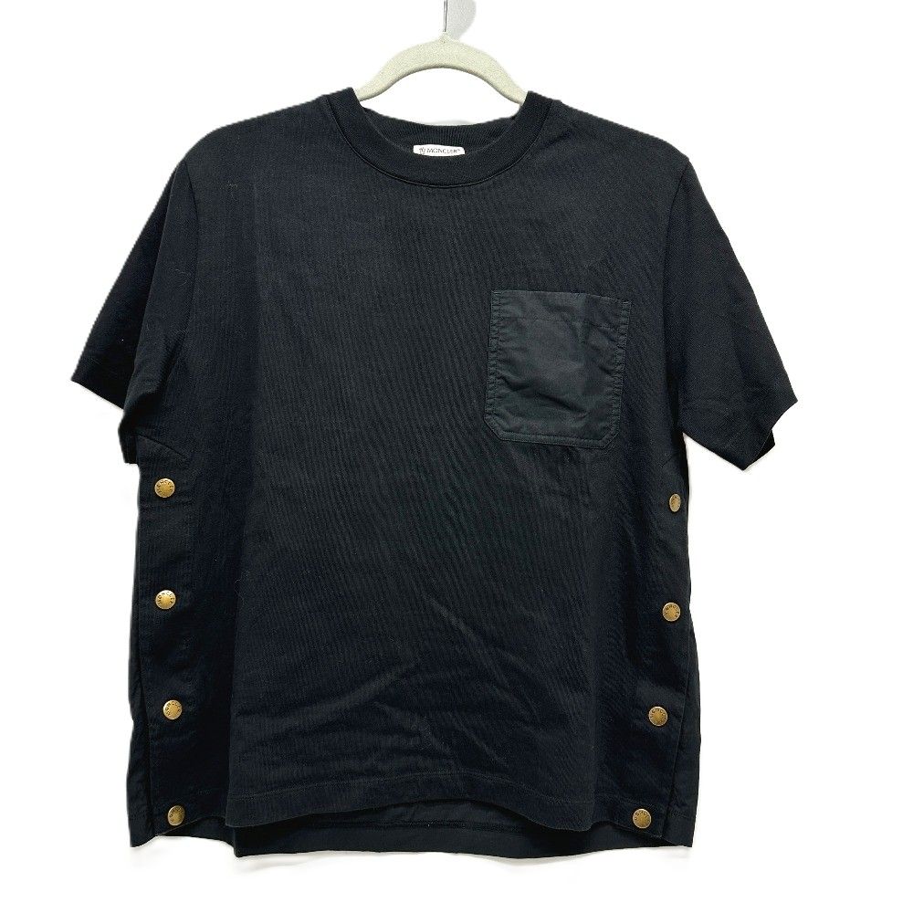 Moncler Short Sleeve T-Shirt Chest Pocket Cotton Black