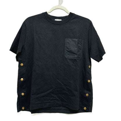 Moncler Short Sleeve T-Shirt Chest Pocket Cotton Black