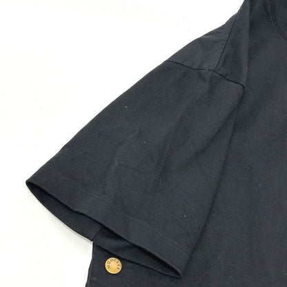 Moncler Short Sleeve T-Shirt Chest Pocket Cotton Black — view 5