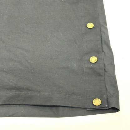 Moncler Short Sleeve T-Shirt Chest Pocket Cotton Black — view 6