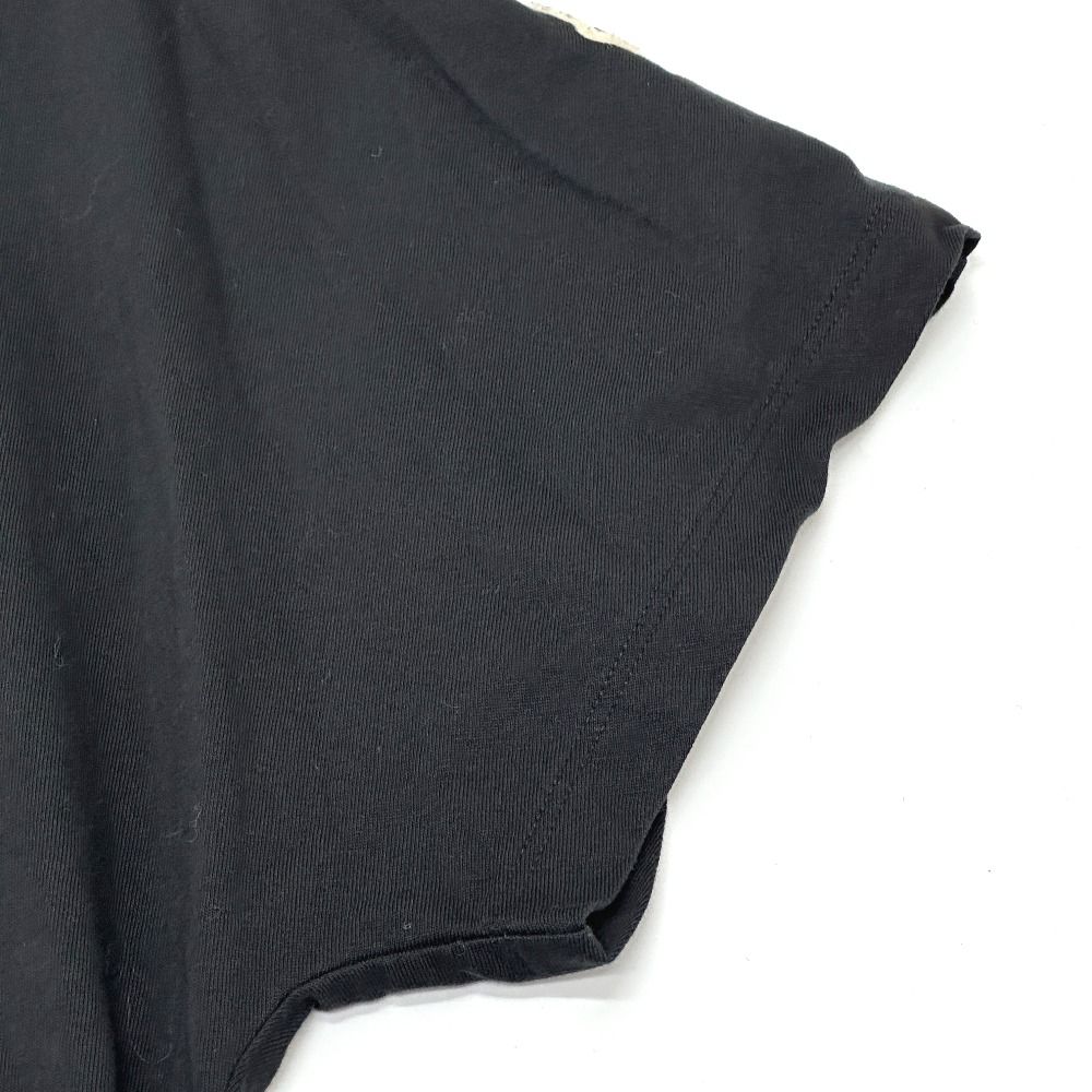 Moncler Short Sleeve T-Shirt Logo Cotton Black — view 4