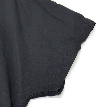 Moncler Short Sleeve T-Shirt Logo Cotton Black — view 4