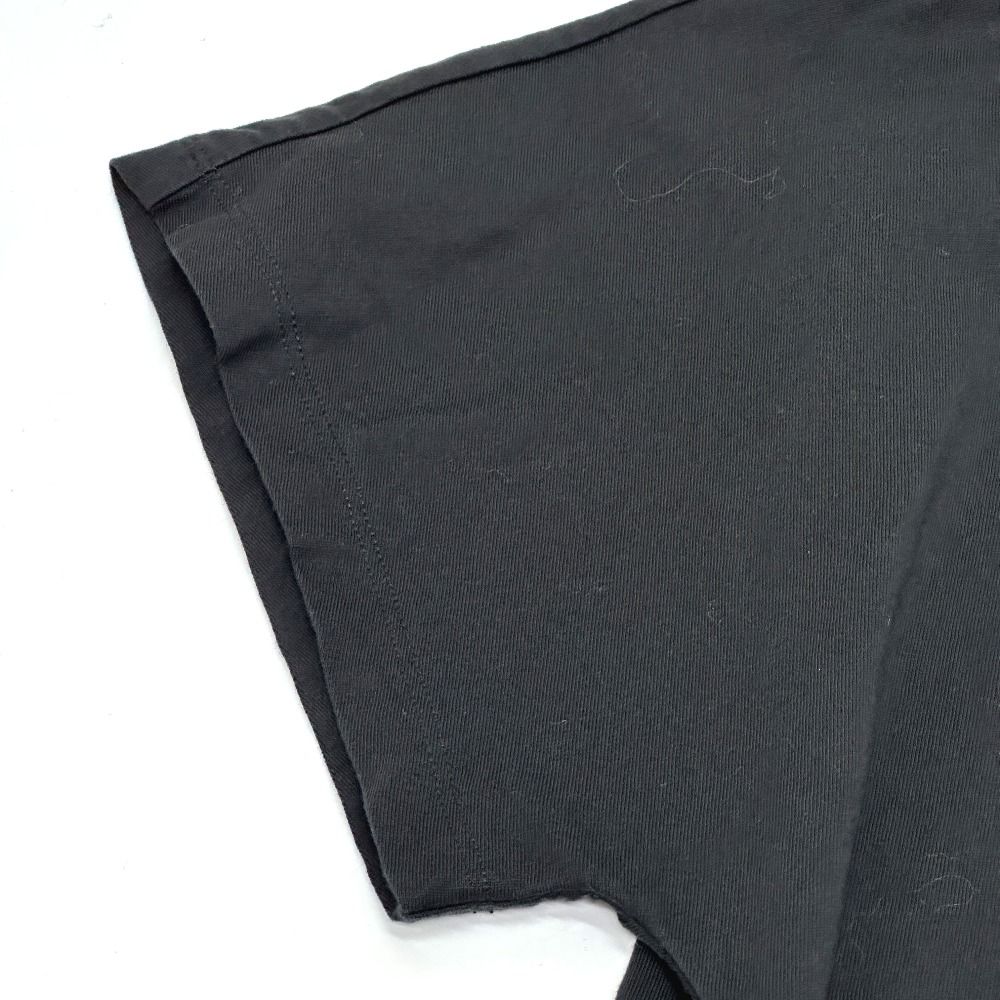 Moncler Short Sleeve T-Shirt Logo Cotton Black — view 5
