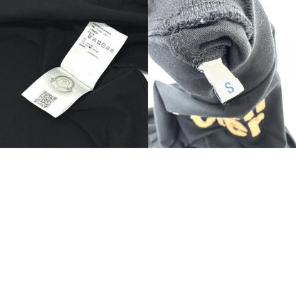 Moncler Short Sleeve T-Shirt Logo Cotton Black — view 9