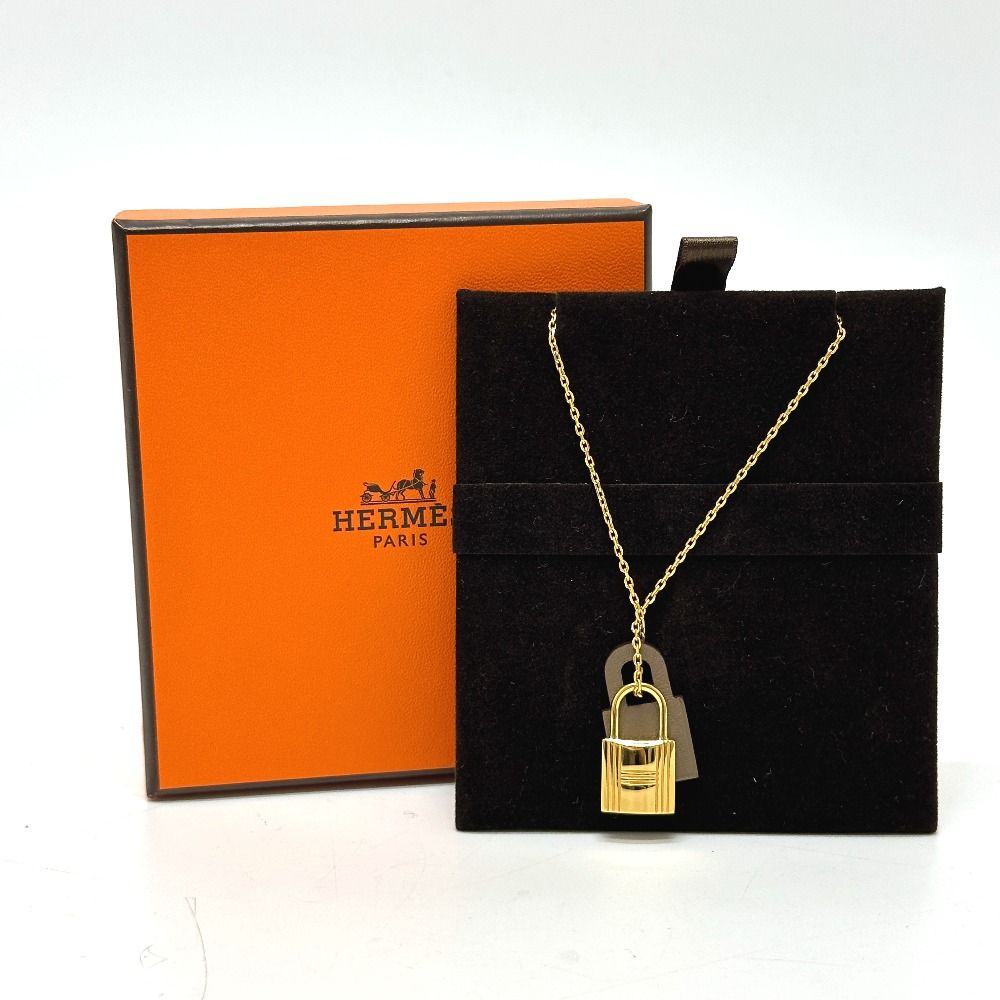 Hermes Necklace O'Kelly PM Etoupe Brown — view 8
