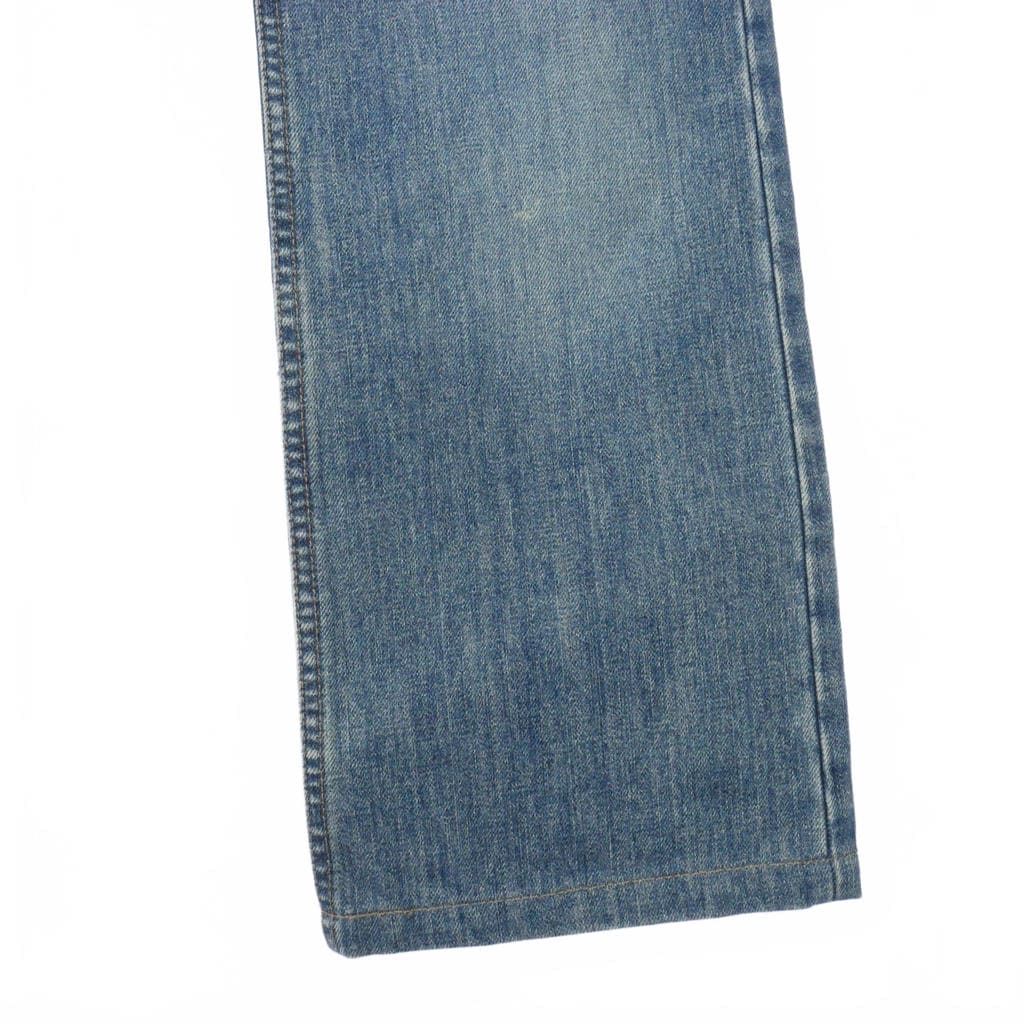 Gucci Interlocking Denim Pants Jeans Regular Rise 40 Blue — view 3