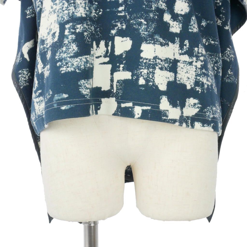 Celine Phoebe Philo Era Print Layered T-Shirt Short Sleeve S Blue White — view 3