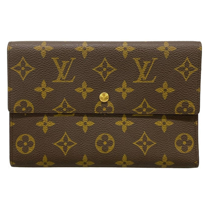 Louis Vuitton Trifold Wallet Monogram Pochette Passpole