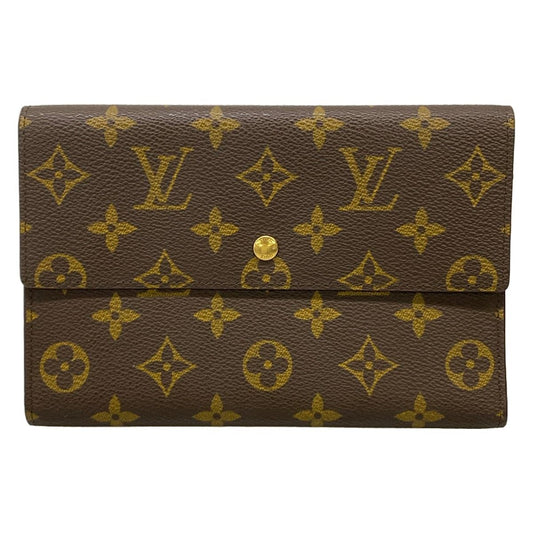 Louis Vuitton Trifold Wallet Monogram Pochette Passpole